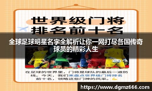 全球足球明星名字全解析让你一网打尽各国传奇球员的精彩人生