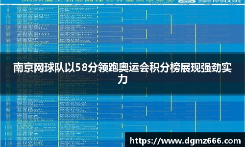 南京网球队以58分领跑奥运会积分榜展现强劲实力